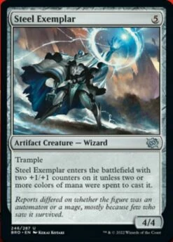 Magic The Gathering Steel Exemplar [The Brothers' War]