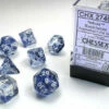 Chessex D7-Die Set Dice NebulaBlack White(7 Dice In Display) 1 Chessex D7-Die Set Dice NebulaBlack White(7 Dice In Display) -GAMES WORKSHOP Shop 27408