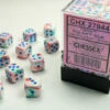 Chessex 12mm D6 Dice Block Festive Pop Art/Blue