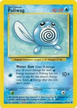 POKEMON Poliwag (59/102) [Base Set Unlimited]