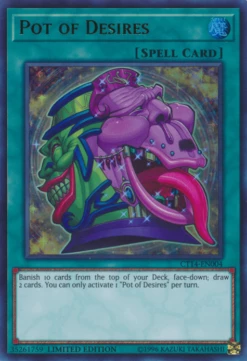 Yu-Gi-Oh Pot Of Desires [CT14-EN004] Ultra Rare