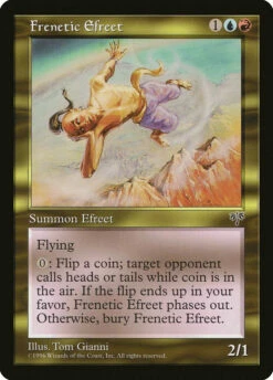 Magic The Gathering Frenetic Efreet [Mirage]