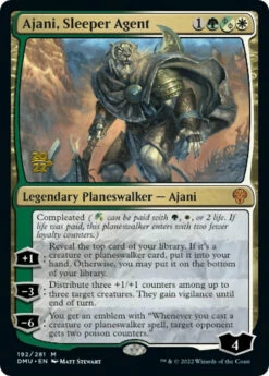 Magic The Gathering Ajani, Sleeper Agent [Dominaria United Prerelease Promos]
