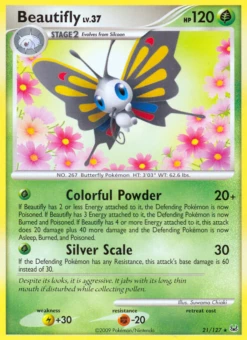 POKEMON Beautifly (21/127) [Platinum: Base Set]