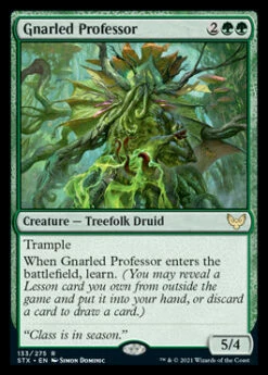 Magic The Gathering Gnarled Professor [Strixhaven: School Of Mages]