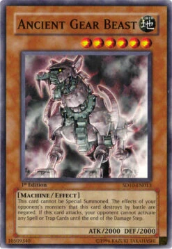 Yu-Gi-Oh Ancient Gear Beast [SD10-EN013] Common