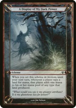 Magic The Gathering A Display Of My Dark Power (Schemes) [Archenemy Schemes]