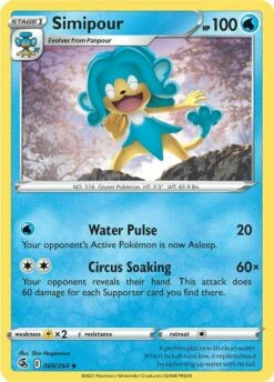 POKEMON Simipour (069/264) [Sword & Shield: Fusion Strike]