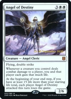 Magic The Gathering Angel Of Destiny [Zendikar Rising Prerelease Promos]