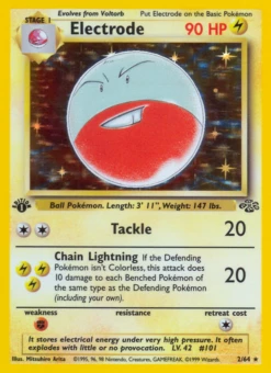 POKEMON Electrode (2/64) [Jungle 1st Edition]