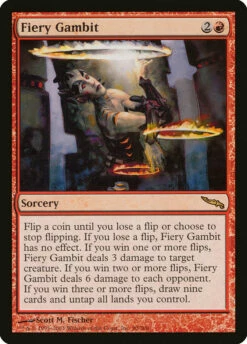 Magic The Gathering Fiery Gambit [Mirrodin]