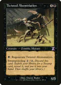Magic The Gathering Twisted Abomination [Time Spiral Timeshifted]