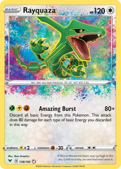 POKEMON Rayquaza (138/185) [Sword & Shield: Vivid Voltage]