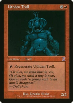 Magic The Gathering Uthden Troll [Time Spiral Timeshifted]