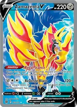 POKEMON Zamazenta V (163/172) [Sword & Shield: Brilliant Stars]