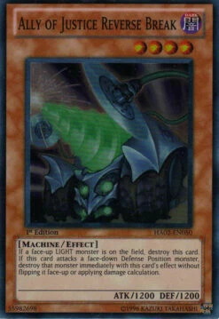 Yu-Gi-Oh Ally Of Justice Reverse Break [HA02-EN050] Super Rare