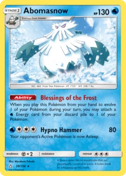 POKEMON Abomasnow (38/156) [Sun & Moon: Ultra Prism]