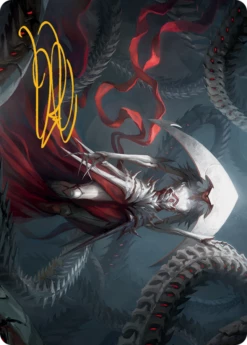 Magic The Gathering Elesh Norn Art Card (Gold-Stamped Signature) [March Of The Machine Art Series]