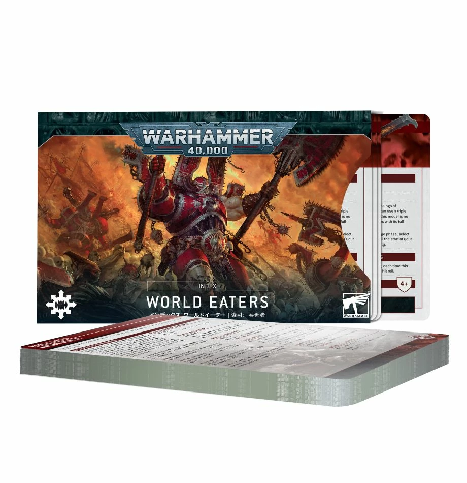 Games Workshop Index Cards: World Eaters 3 Games Workshop Index Cards: World Eaters