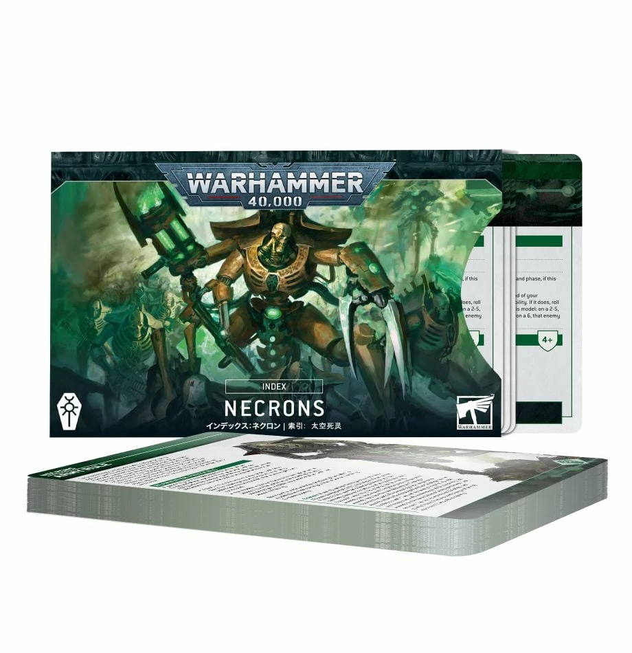 Games Workshop Index Cards: Necrons 3 Games Workshop Index Cards: Necrons