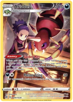 POKEMON Ariados (TG09/TG30) [Sword & Shield: Brilliant Stars]
