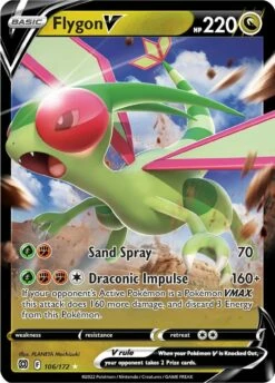 POKEMON Flygon V (106/172) [Sword & Shield: Brilliant Stars]