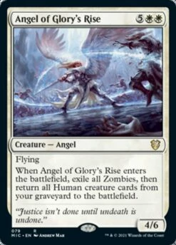 Magic The Gathering Angel Of Glory's Rise [Innistrad: Midnight Hunt Commander]