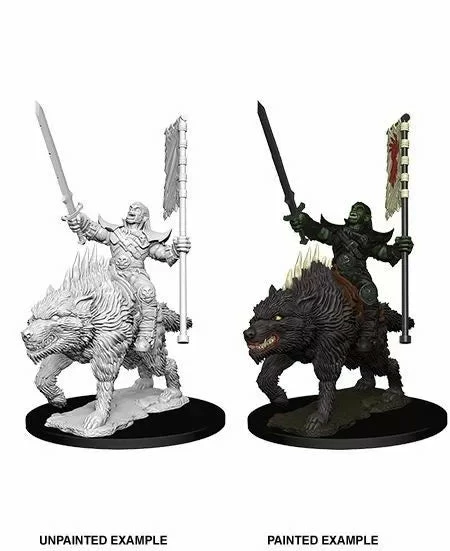Various Pathfinder Battles Deep Cuts Orc On Dire Wolf 3 Various Pathfinder Battles Deep Cuts Orc On Dire Wolf