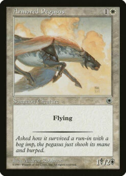 Magic The Gathering Armored Pegasus [Portal]