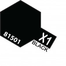 TAMIYA ACRYLIC MINI X-1 BLACK