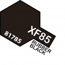 TAMIYA ACRYLIC MINI XF-85 RUBBER BLACK 3 TAMIYA ACRYLIC MINI XF-85 RUBBER BLACK