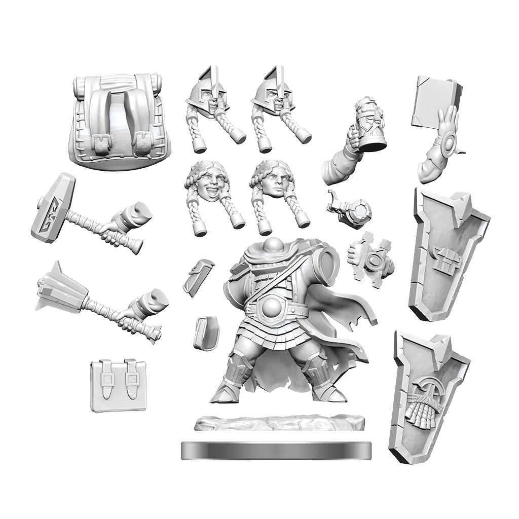 D&D Frameworks Dwarf Cleric Female 4 D&D Frameworks Dwarf Cleric Female - Image 2