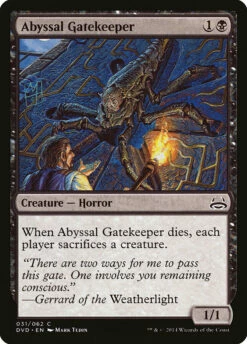 Magic The Gathering Abyssal Gatekeeper (Divine Vs. Demonic) [Duel Decks Anthology]