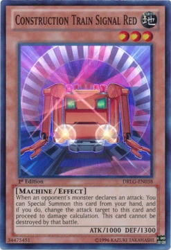 Yu-Gi-Oh Construction Train Signal Red [DRLG-EN038] Super Rare