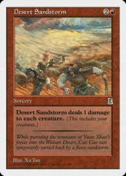 Magic The Gathering Desert Sandstorm [Portal Three Kingdoms]