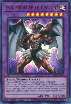 Yu-Gi-Oh Evil HERO Wild Cyclone [LDS3-EN030] Ultra Rare