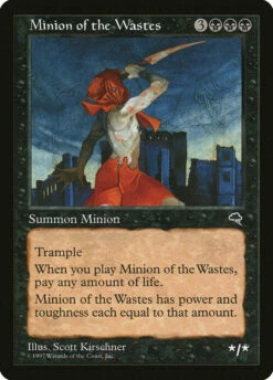 Magic The Gathering Minion Of The Wastes [Tempest]