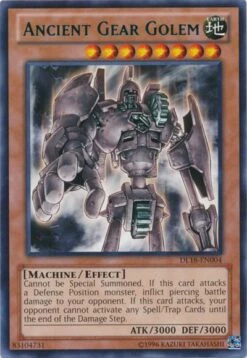 Yu-Gi-Oh Ancient Gear Golem (Green) [DL18-EN004] Rare