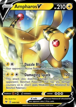 POKEMON Ampharos V (049/185) [Sword & Shield: Vivid Voltage]
