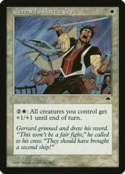 Magic The Gathering Gerrard's Battle Cry [Tempest]