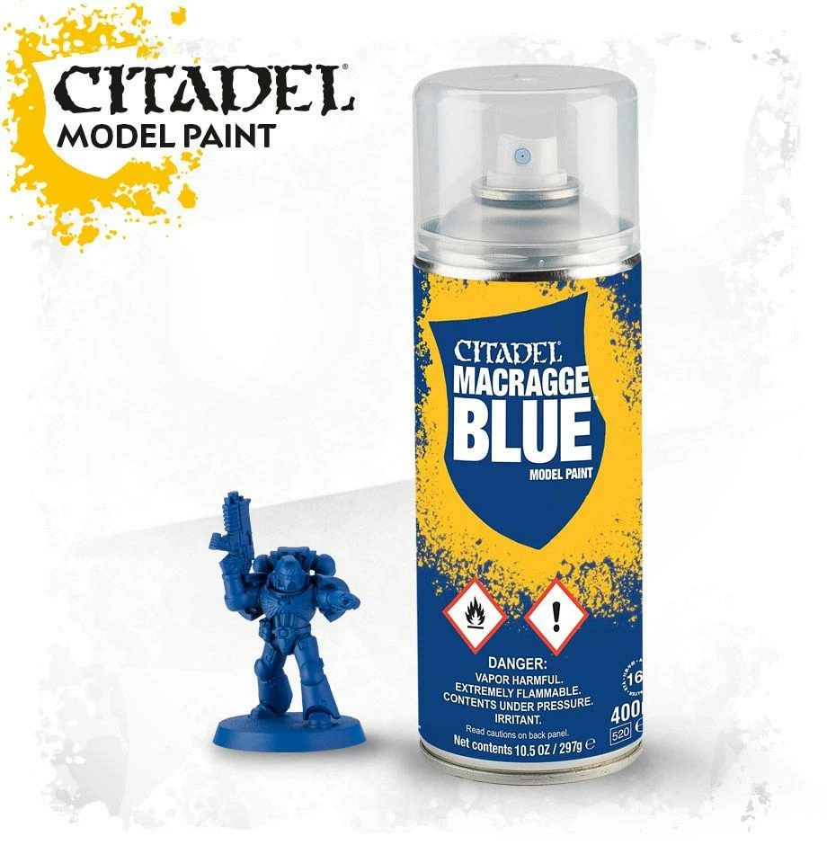 Games Workshop Citadel Paint Spray Macragge Blue 3 Games Workshop Citadel Paint Spray Macragge Blue