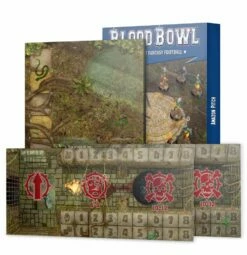 Games Workshop Blood Bowl: Amazons Team Pitch & Dugouts