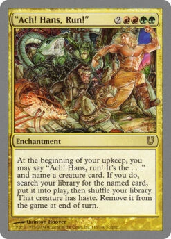 Magic The Gathering "Ach! Hans, Run!" [Unhinged]