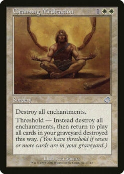 Magic The Gathering Cleansing Meditation [Torment]