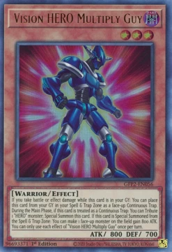 Yu-Gi-Oh Vision HERO Multiply Guy [GFP2-EN056] Ultra Rare