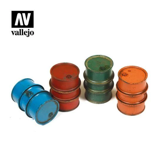 Vallejo SC203 Civilian Fuel Drums Diorama Accessory 3 Vallejo SC203 Civilian Fuel Drums Diorama Accessory