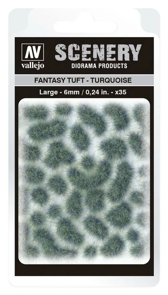 Vallejo SC432 6mm Fantasy Tuft - Turquoise Diorama Accessory 3 Vallejo SC432 6mm Fantasy Tuft - Turquoise Diorama Accessory
