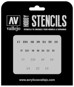 Vallejo ST-AFV003 1/35 Soviet Numbers WWII Stencil