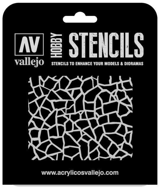 Vallejo ST-CAM003 1/32 Giraffe Camo WWII Stencil 3 Vallejo ST-CAM003 1/32 Giraffe Camo WWII Stencil