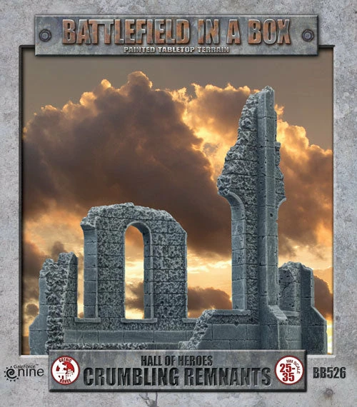 Battlefield In A Box: Gothic Battlefields - Crumbling Remnants (x2) -30mm 3 Battlefield In A Box: Gothic Battlefields - Crumbling Remnants (x2) -30mm